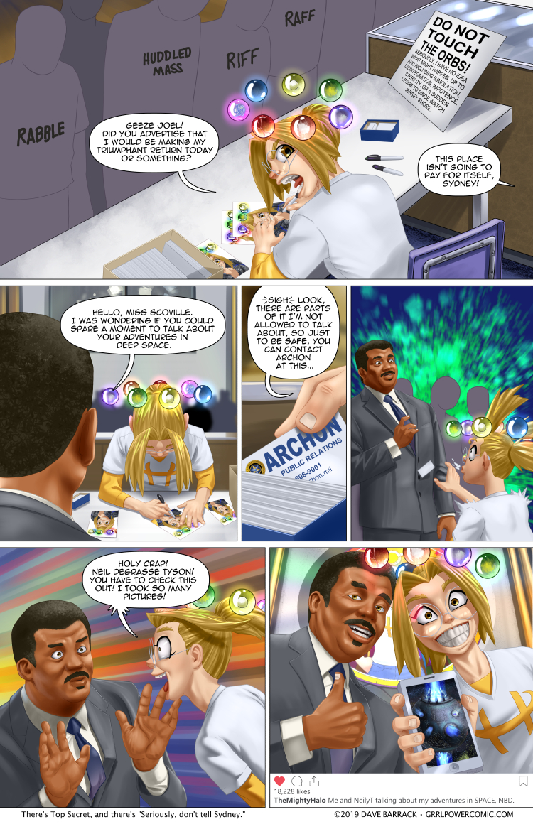 Grrl Power #783 – Cosmic cameo