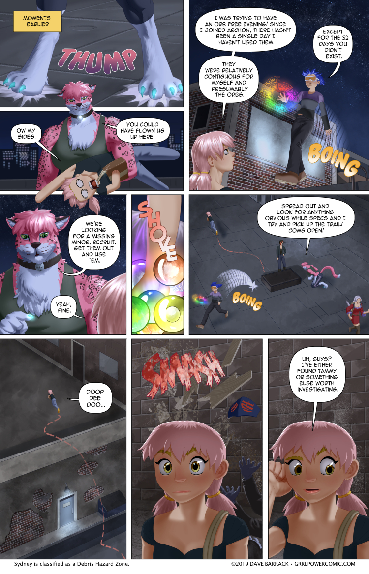 Grrl Power #802 – Sydney marks the spot