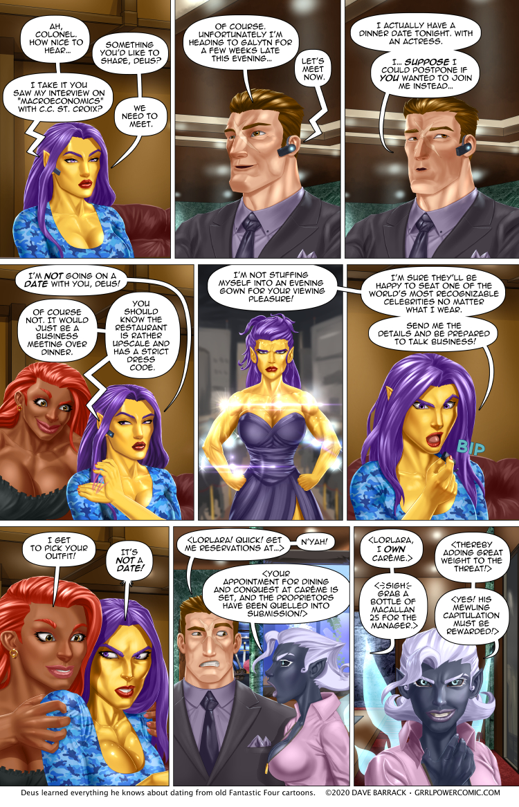 Grrl Power #831 – (Not a) Date night