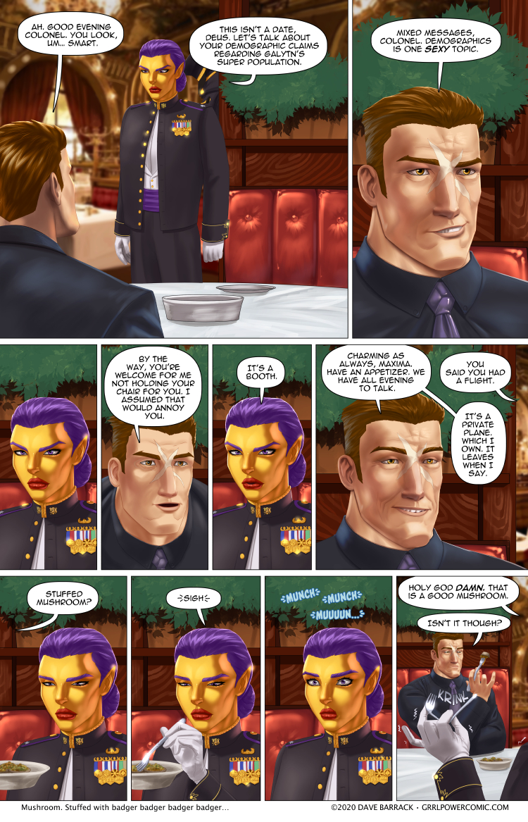 Grrl Power #839 – Demographics and Dinner