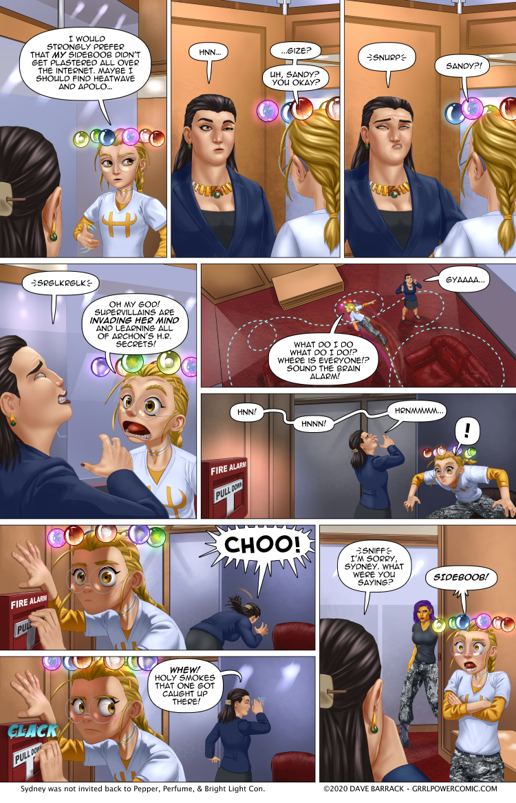 Grrl Power #865 – Mental (attack) support system