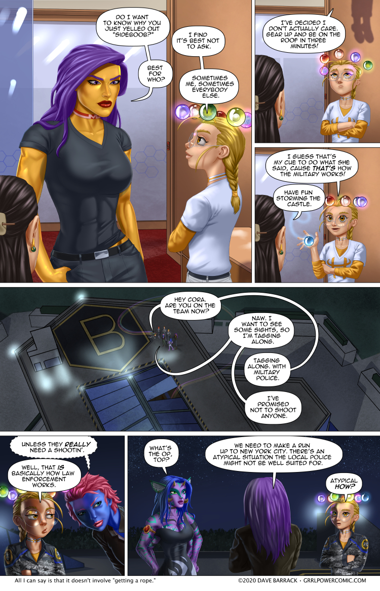 Grrl Power #866 – Rooftop rally image photo