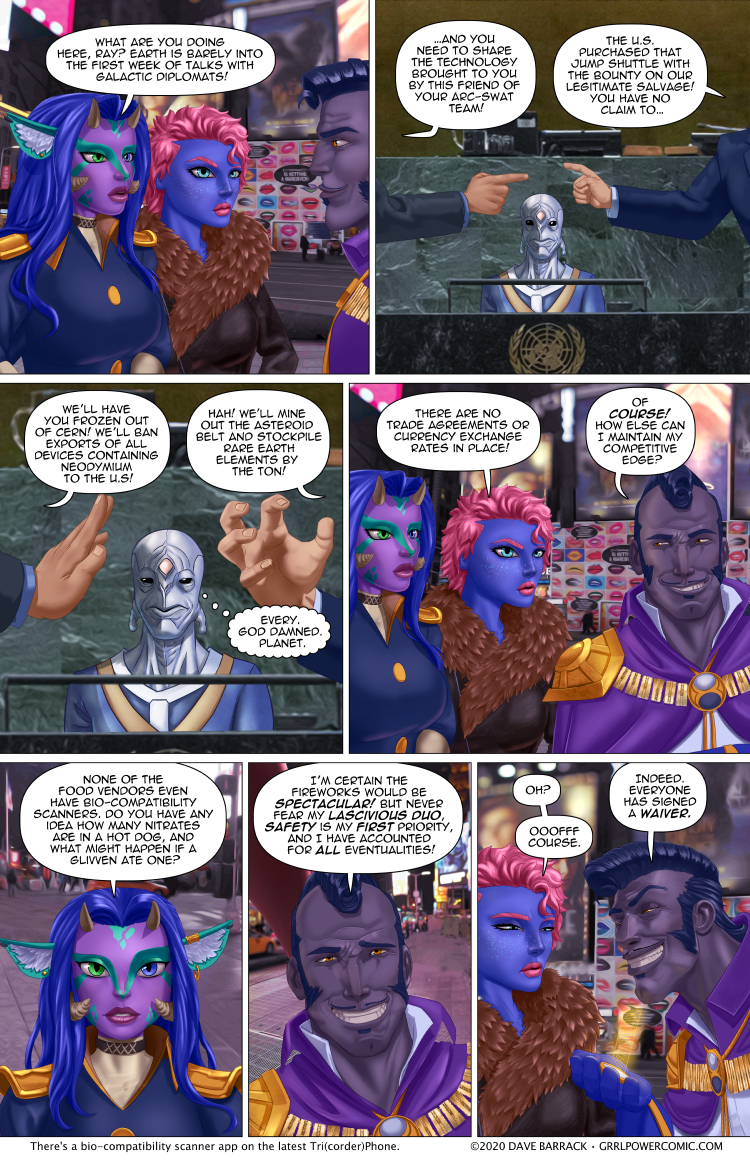 Grrl Power #871 – Cosmic waive