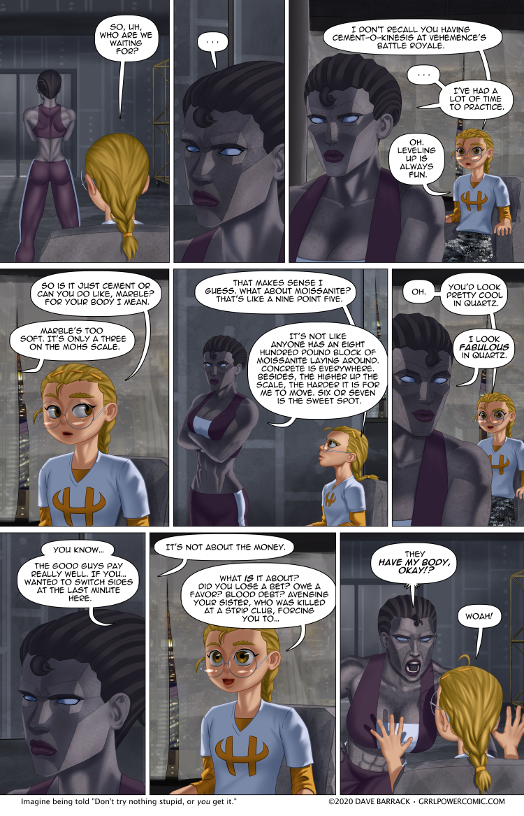 Grrl Power #901 – Apparently you can stop the rock