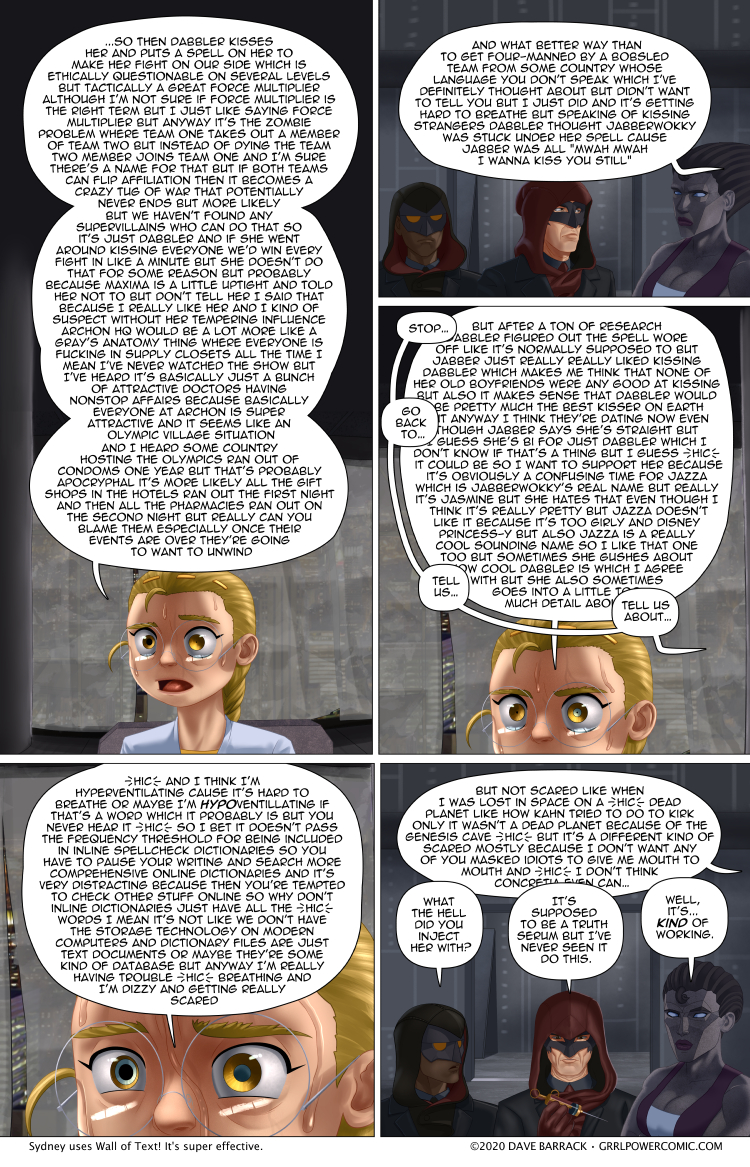 Grrl Power #910 – Jabber blabber