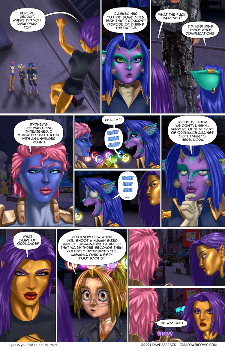 Grrl Power #922 – After action flippancy