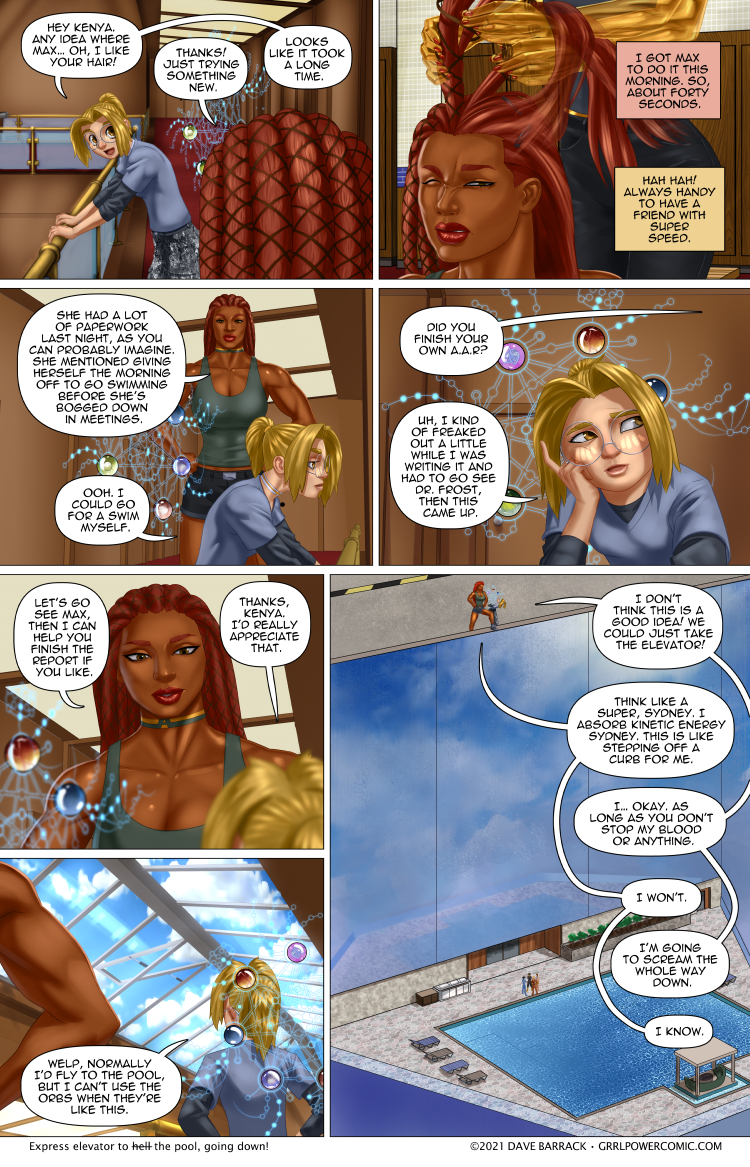 Grrl Power #938 – Fast friends in high places