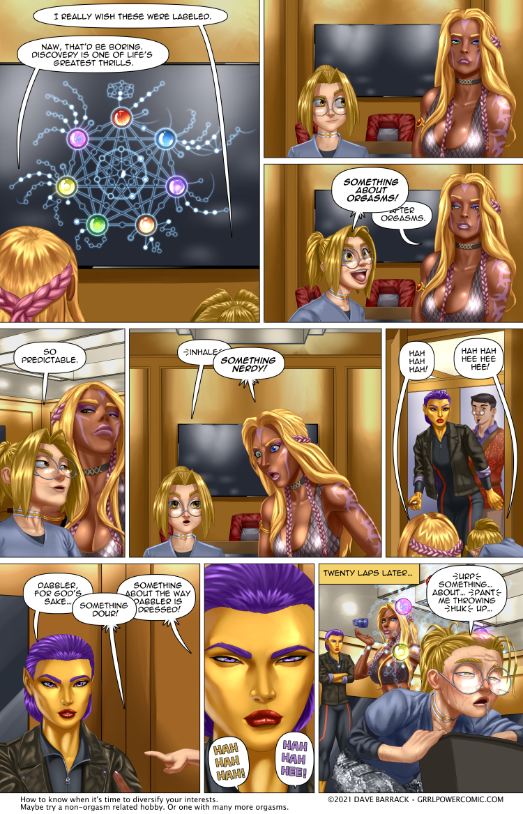 Grrl Power #944 – Something about interrupting a Colonel