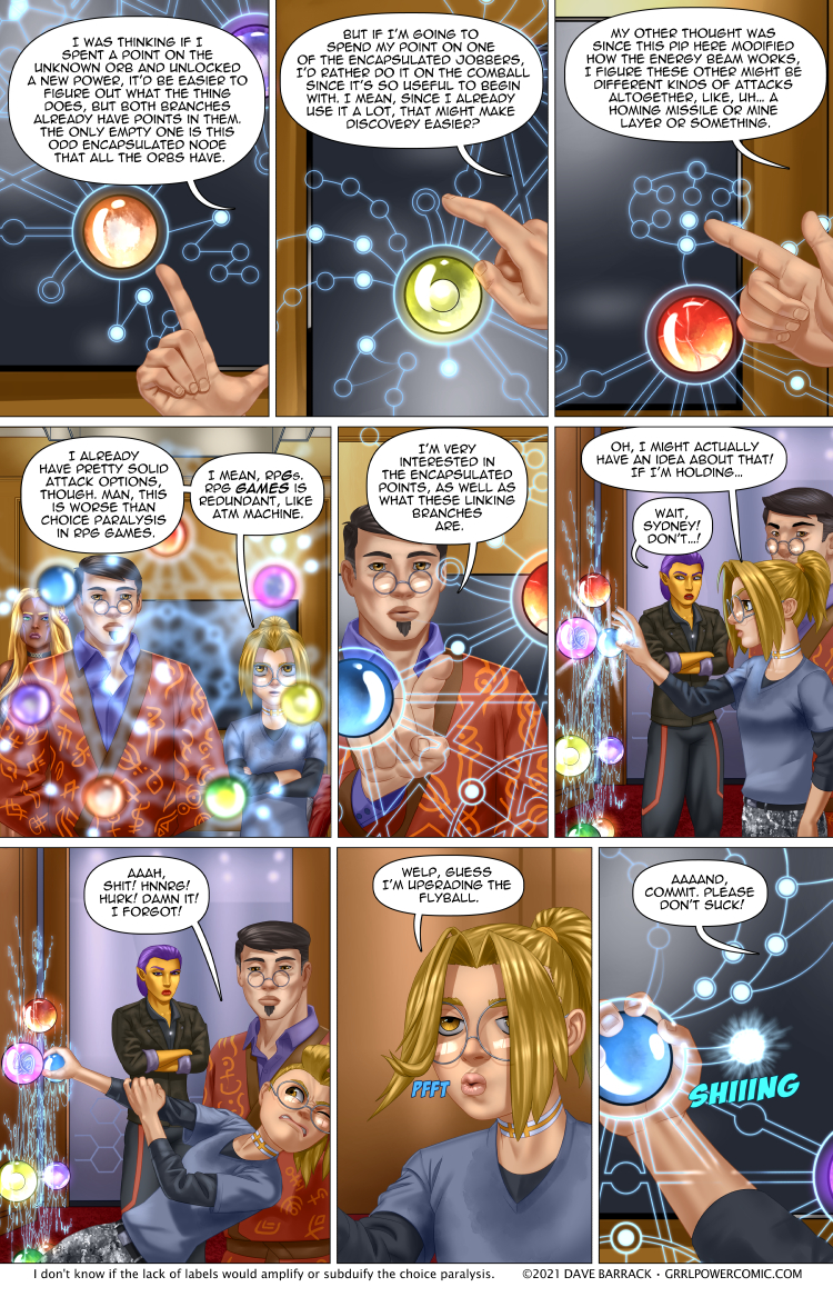 Grrl Power #945 – Upgradde with a double dose of indecision