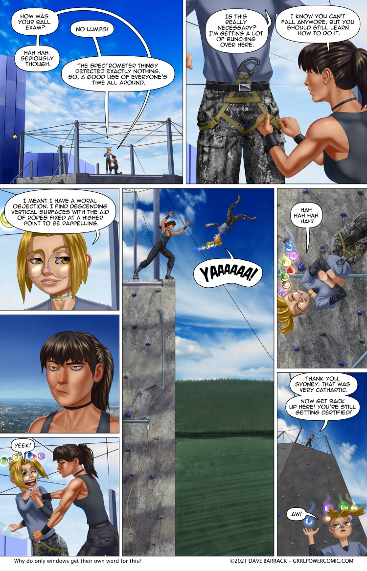 Grrl Power #952 – Puns are the dangerest form of humor