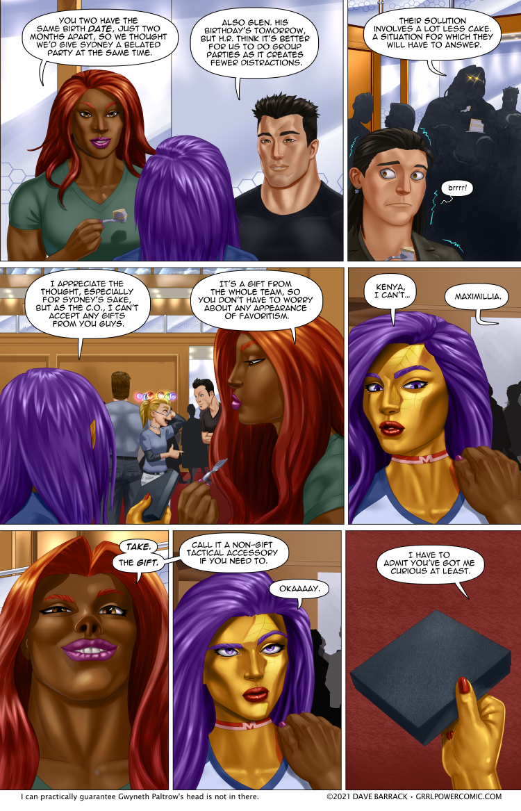 Grrl Power #955 – World’s greatest gilded glamazon