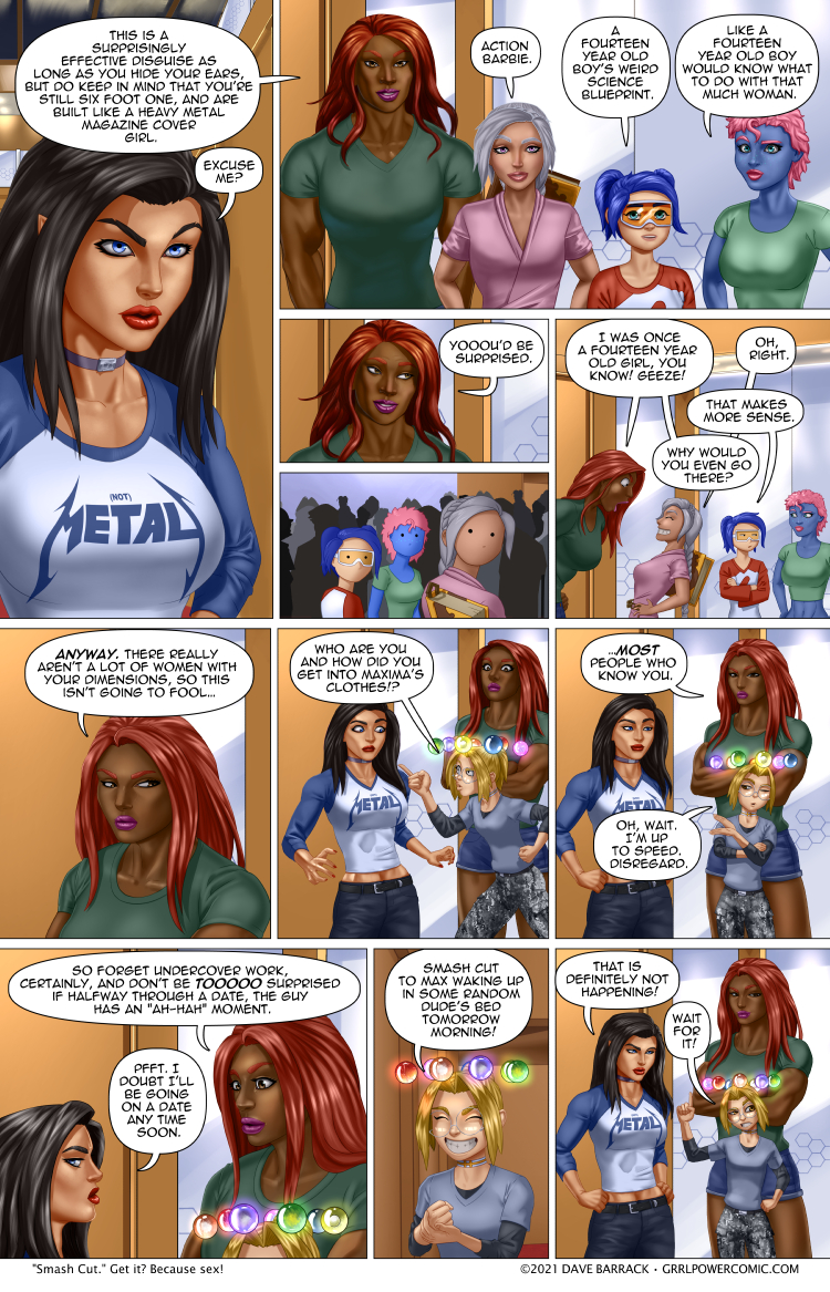 Grrl Power #964 – Young superheroines in the back seat