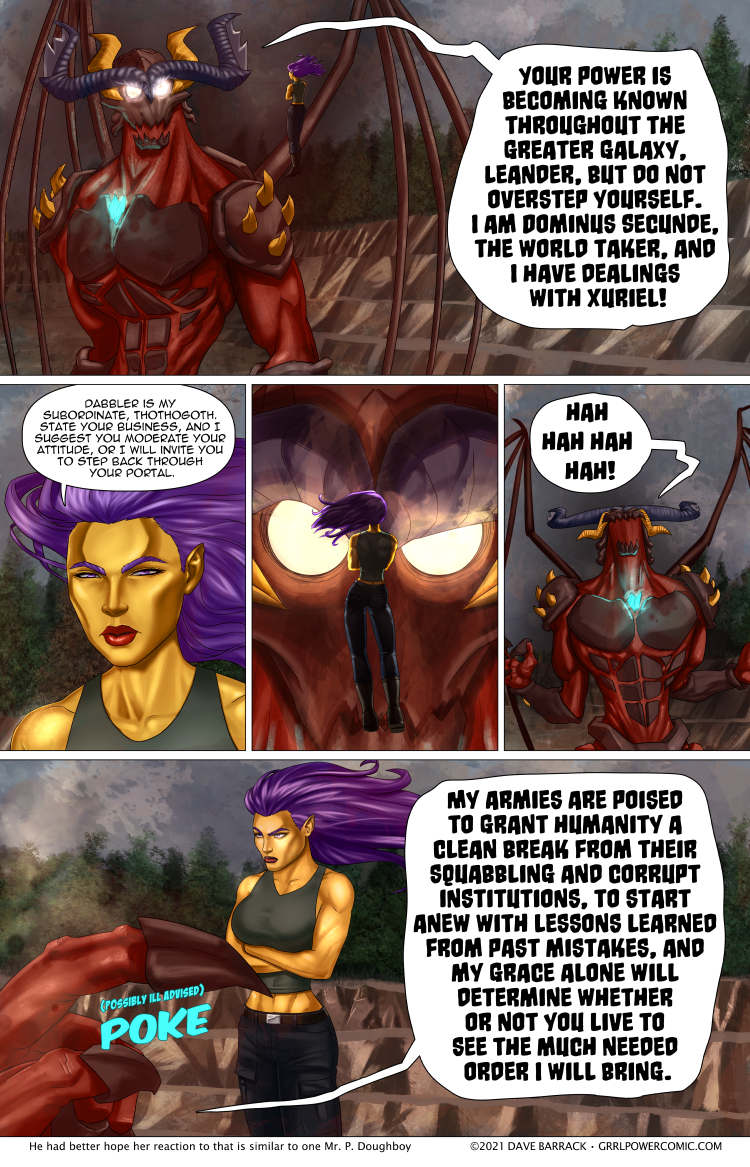 Grrl Power #984 – Don’t tug on etc etc…