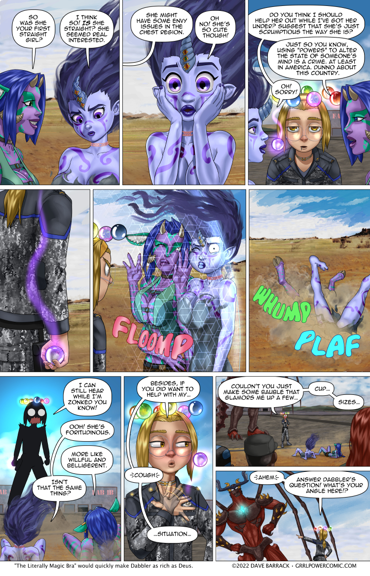 Grrl Power #1046 – Four on the force field