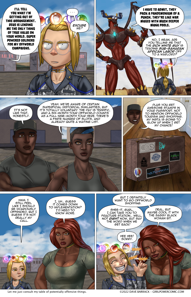 Grrl Power #1047 – Deployment abroaaaad