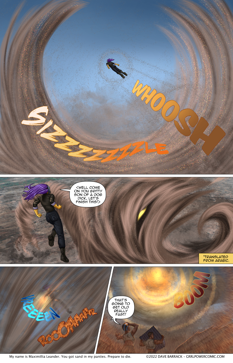 Grrl Power #1059 – Coarse language and/or sand