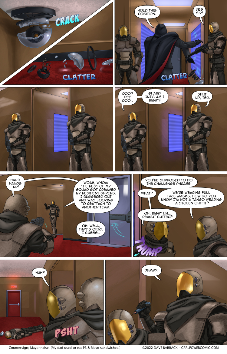 Grrl Power #1072 – Guard Dood Dee Duty