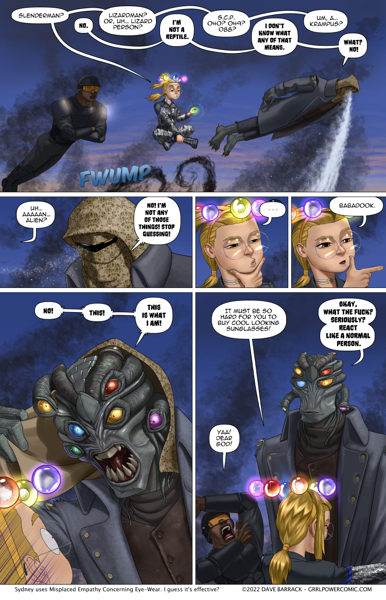 Grrl Power #1086 – Befuddle a beholder