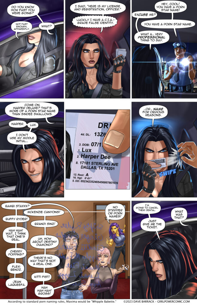 Grrl Power #1157 â€“ Max can't drive 165 â€“ Grrl Power