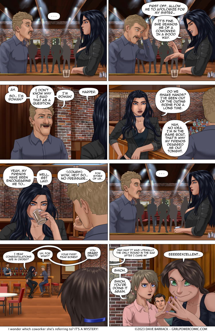 Grrl Power #1164 – Getting to, uh… know, uh… you…