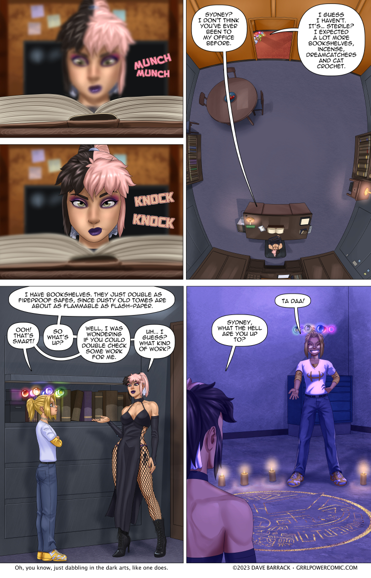 Grrl Power #1181 – Measure twice summon once