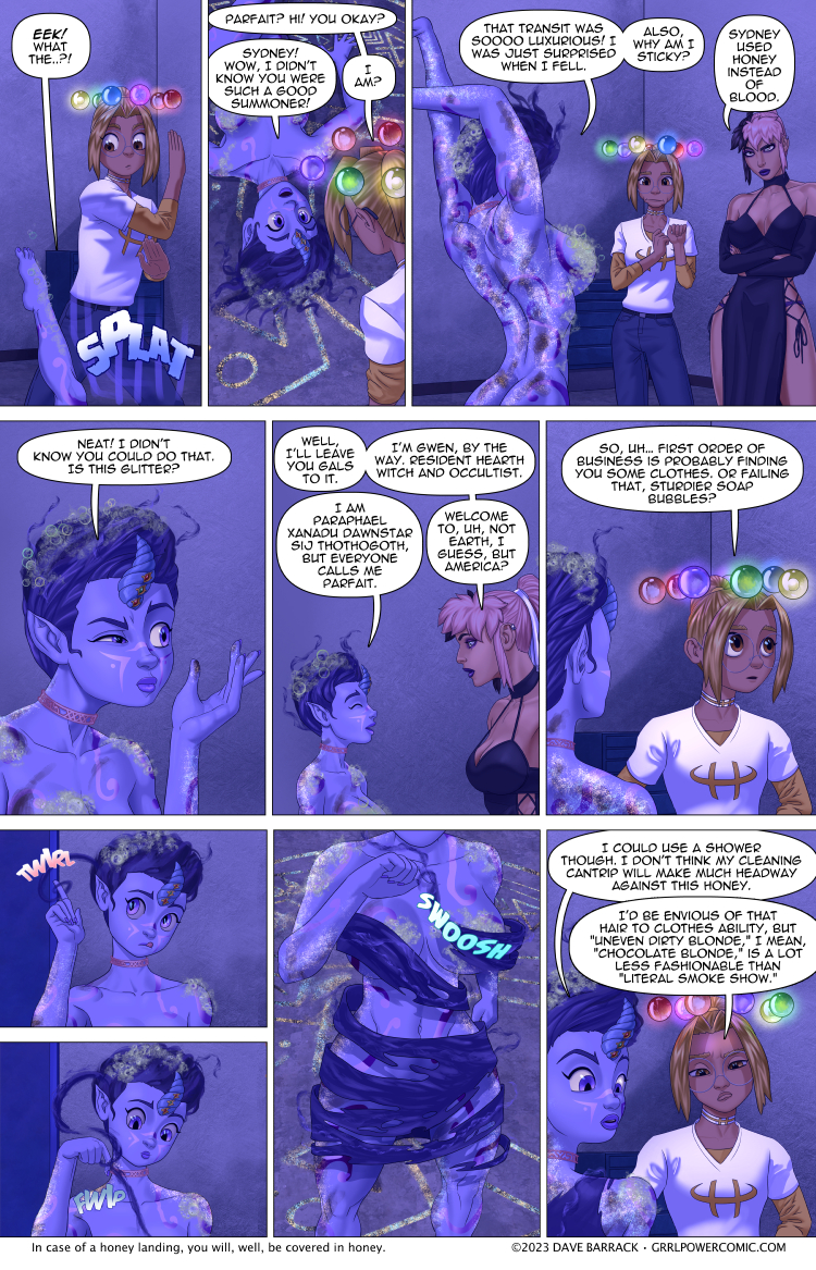 Grrl Power #1184 – Little hairy dress