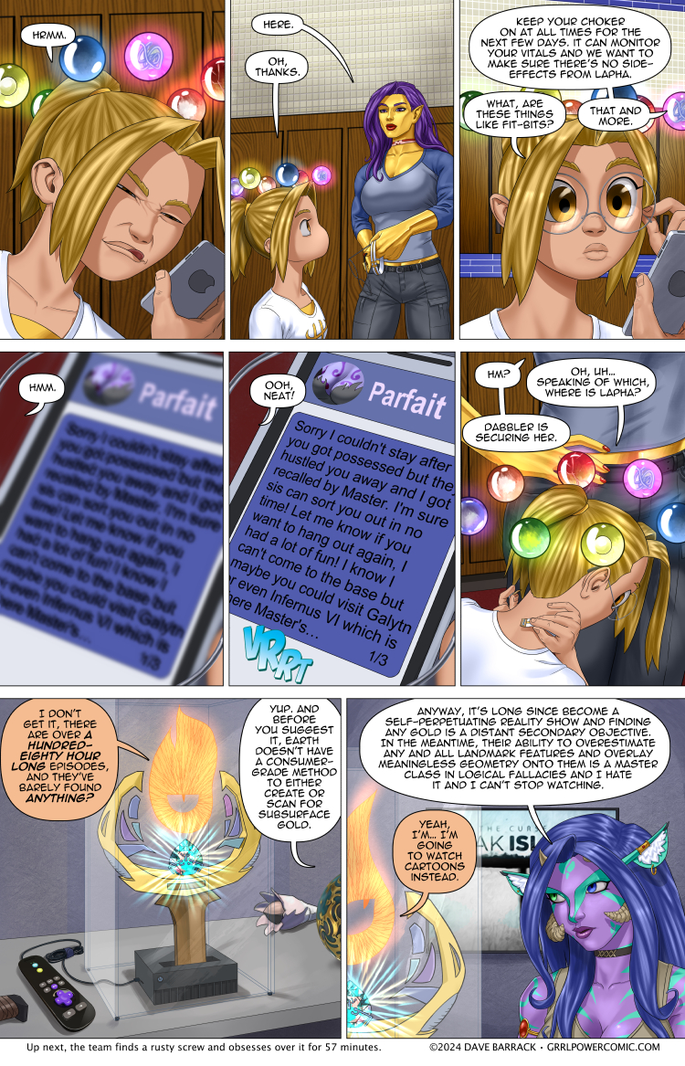 Grrl Power #1246 – Lack of gold is the new orange