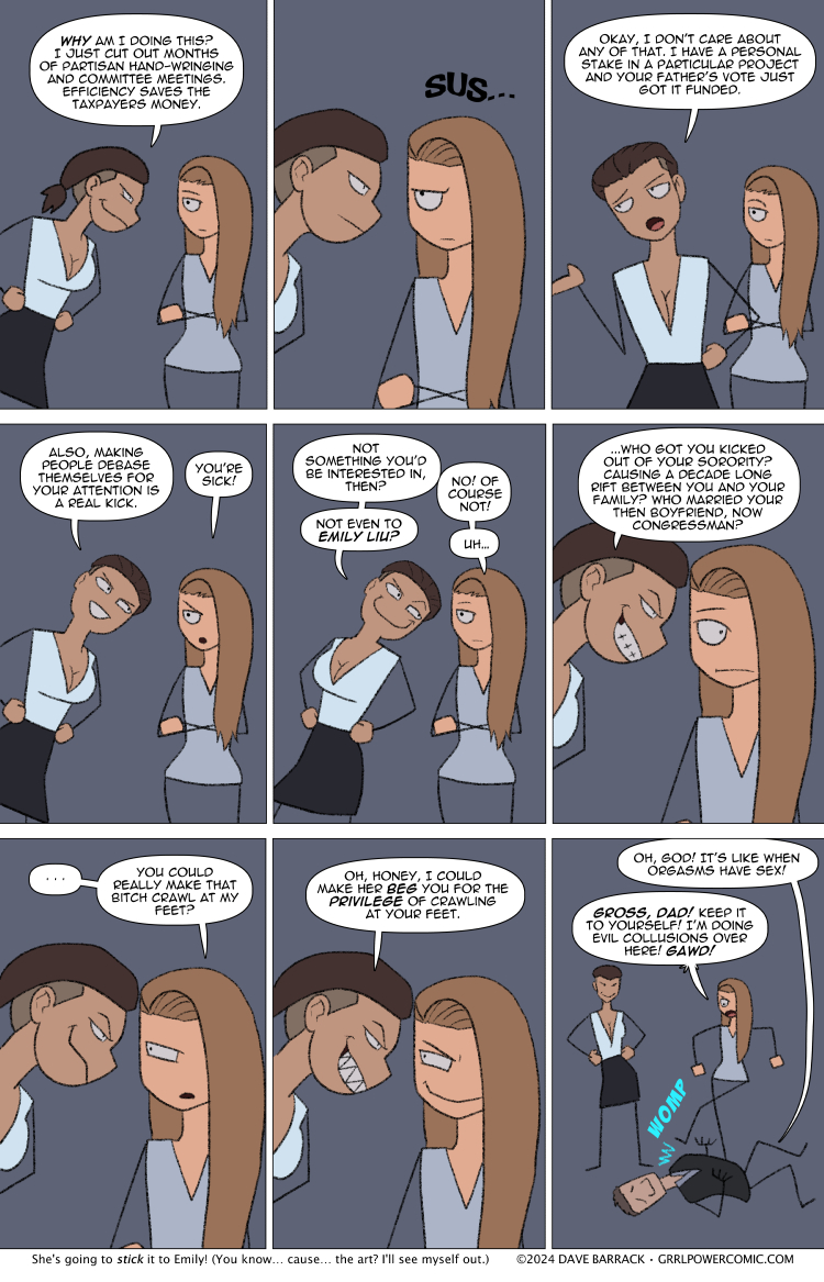 Grrl Power #1276 – Performance enhanced politics