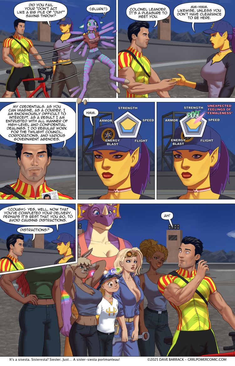 Grrl Power #1349 – A Standing Ovulation