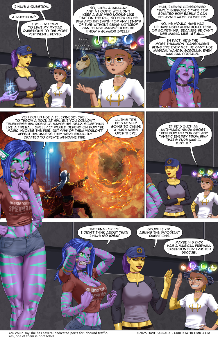 Grrl Power #1360 – Fireballs 0; Dark Elf Wizards -1