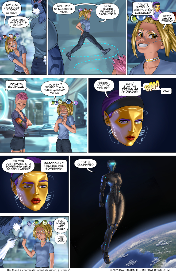 Grrl Power #1375 – Lordosis locomotion