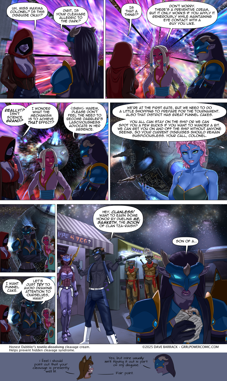 Grrl Power #1389 – On Fracture Station they’re called warp cakes
