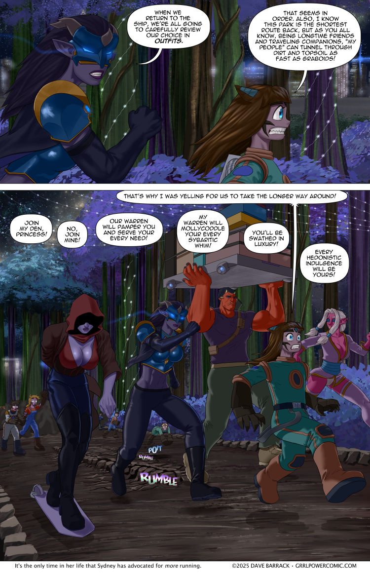 Grrl Power #1399 – When offers of pampered luxury raised its ugly head…
