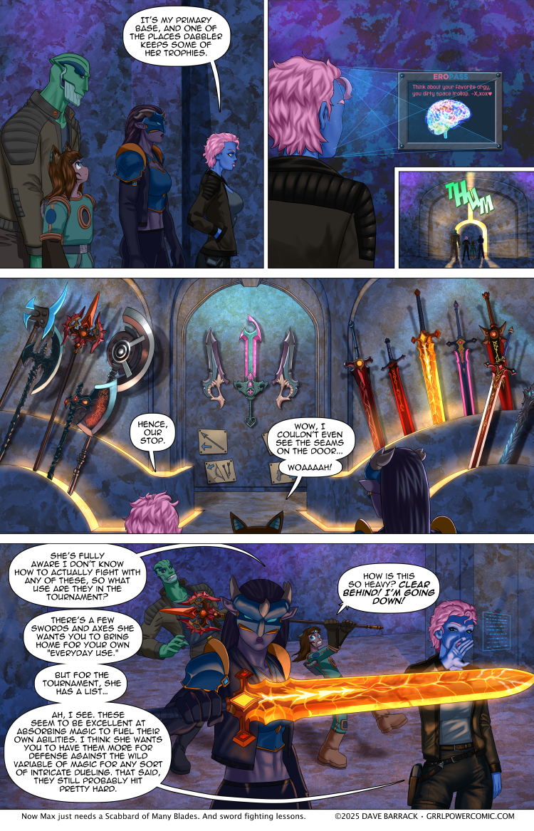 Grrl Power #1409 – Swords out