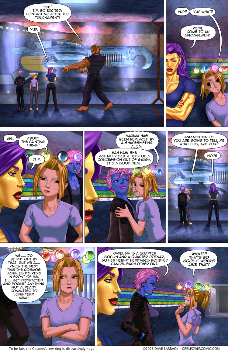 Grrl Power #1420 – Arrangements and departures