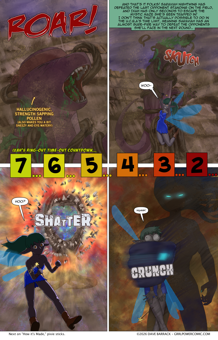 Grrl Power #1441 – Snatching victory from the fairy of defeat