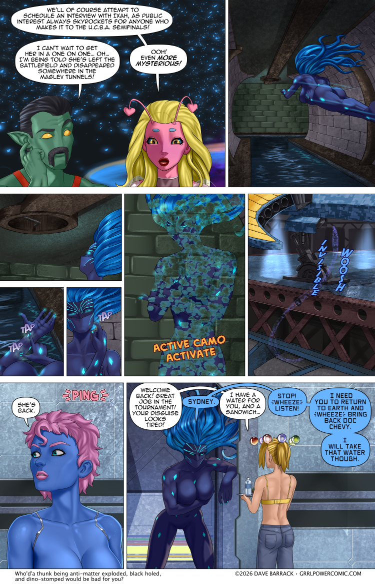 Grrl Power #1443 – Have costochondral separation, will travel