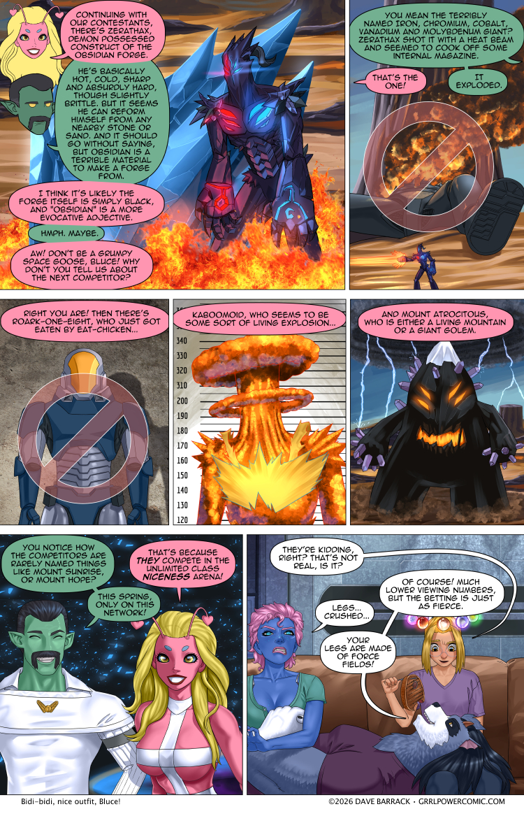 Grrl Power #1469 – Semi Finals Roster
