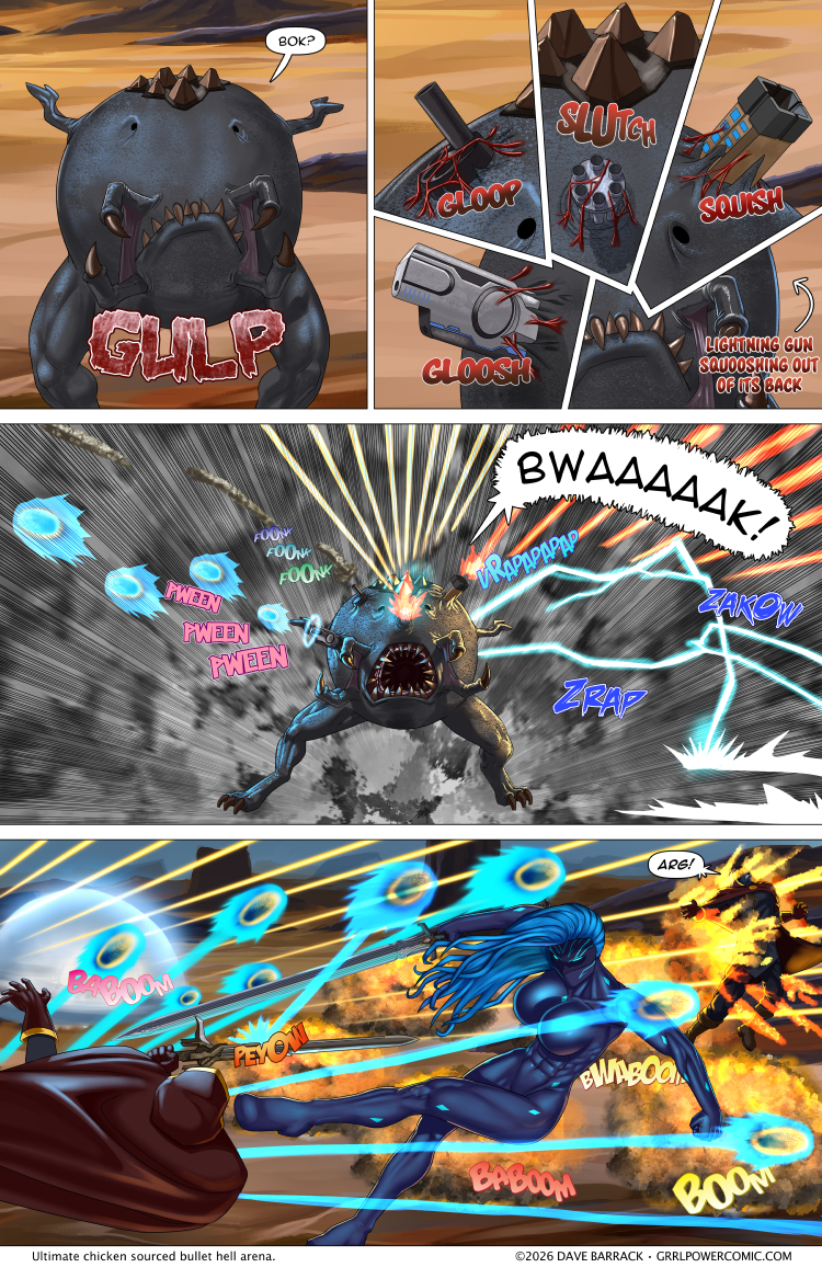 Grrl Power #1470 – Chicken threat upgraded