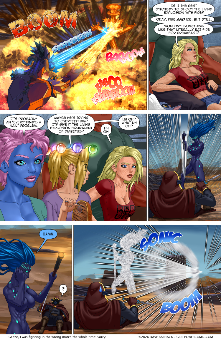 Grrl Power #1472 – Impaleus interruptus