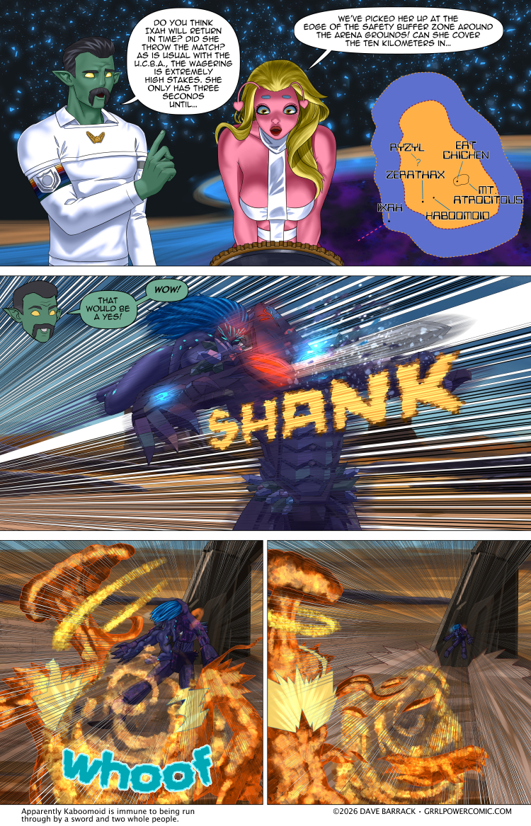 Grrl Power #1477 – Skewer-a-golem (Like Build-a-bear but the opposite)