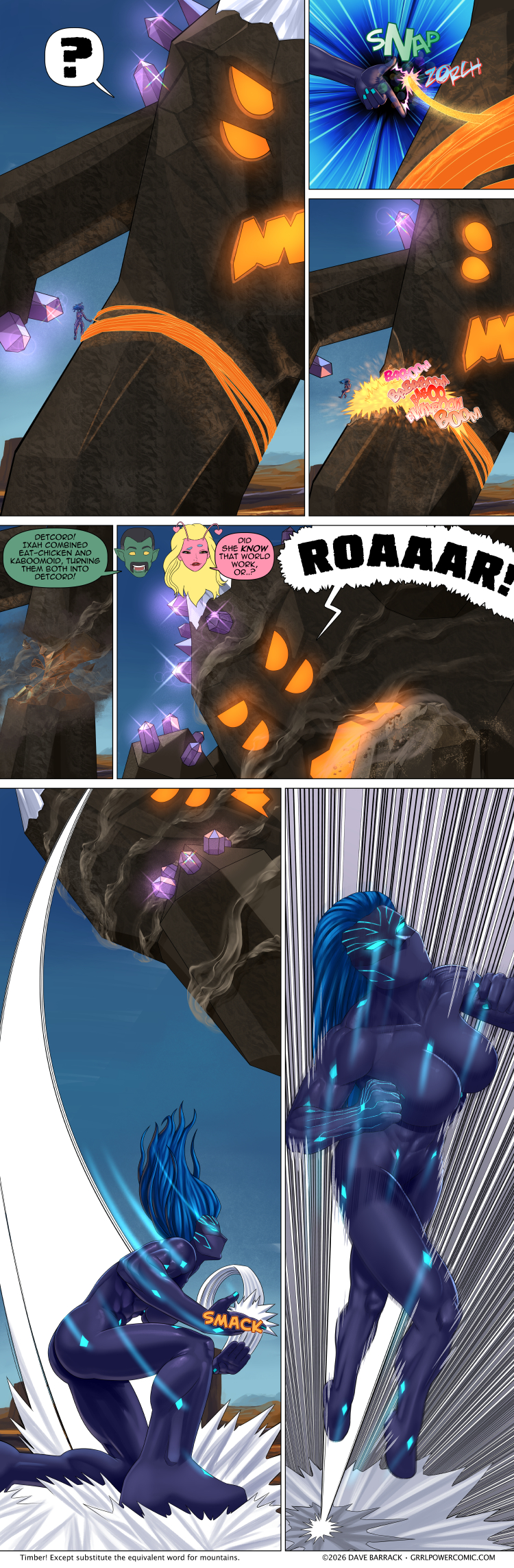 Grrl Power #1484 – I’ve avalanched and I can’t get up