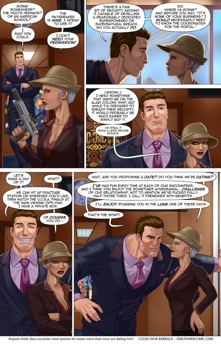 Grrl Power #1498 – Evil shopping and a show